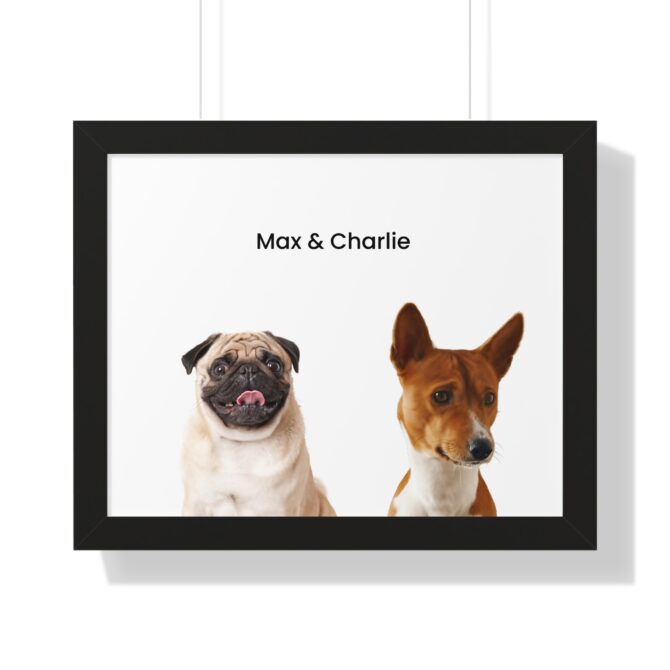 Modern Art Pet Portrait Two Pets - Image 19