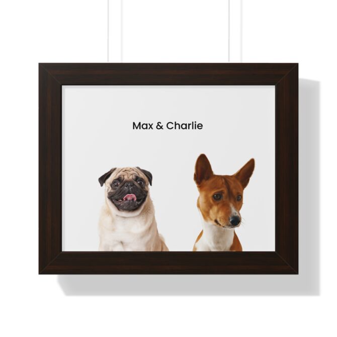 Modern Art Pet Portrait Two Pets - Image 25