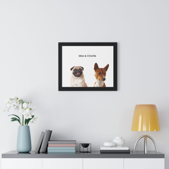 Modern Art Pet Portrait Two Pets - Image 20