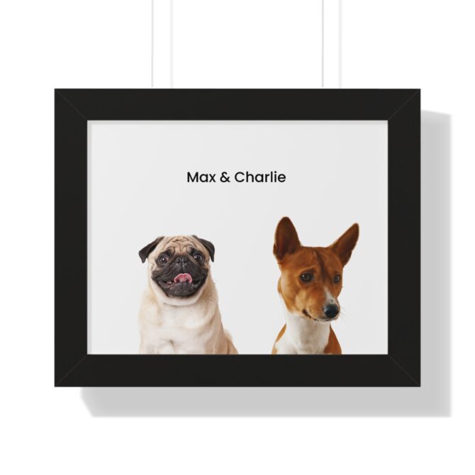 Modern Art Pet Portrait Two Pets - Image 13
