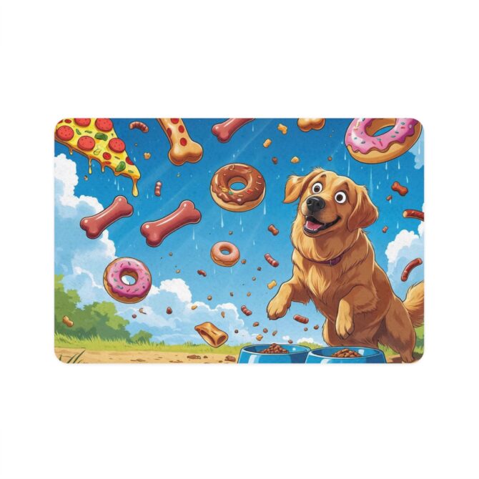 Snack Attack Custom Pet Food Mat – Funny Personalized Feeding Mat (12x18) - Image 2