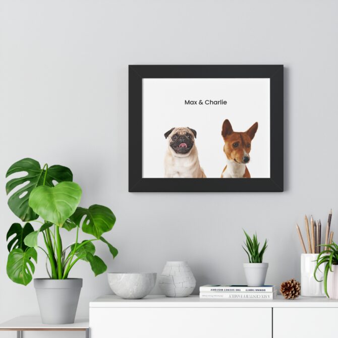 Modern Art Pet Portrait Two Pets - Image 14