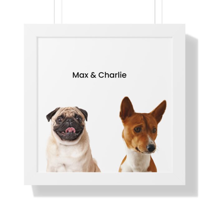 Modern Art Pet Portrait Two Pets - Image 10
