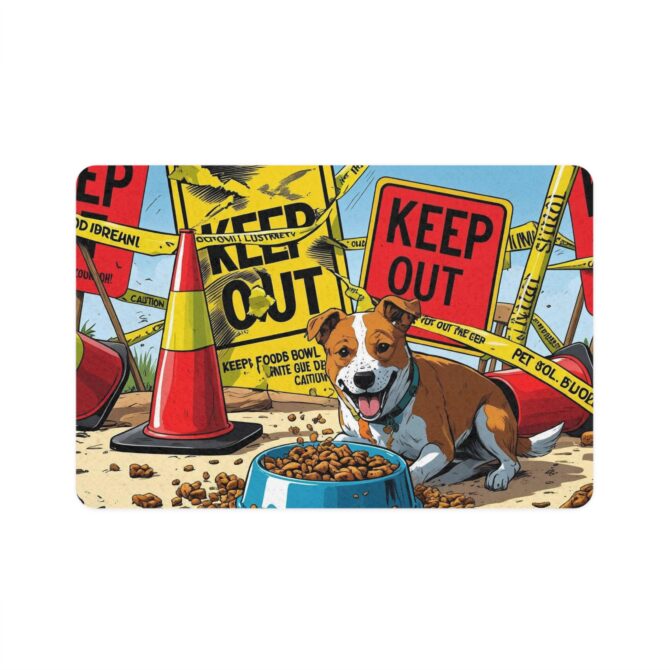 Do Not Disturb Pet Food Mat – Custom Pet Design - Image 3