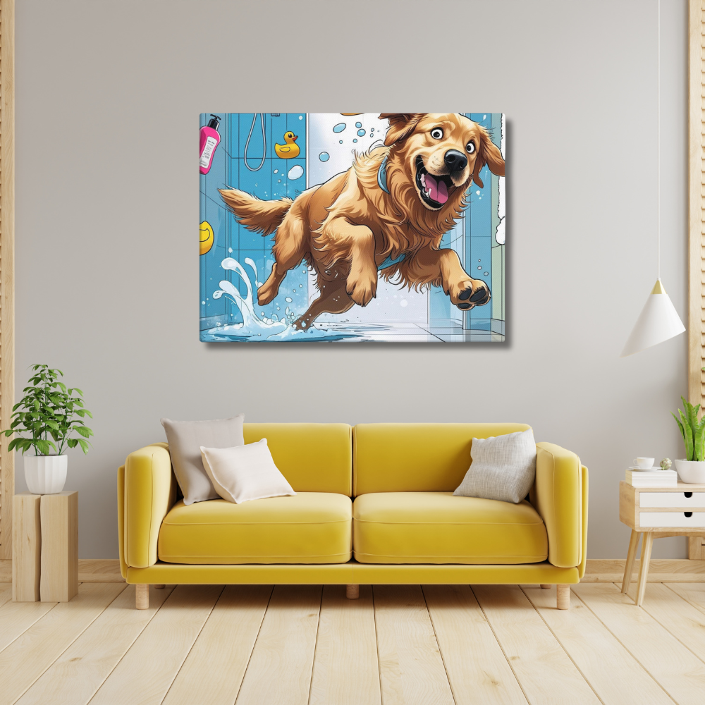 Bathroom-Style Pet Portraits