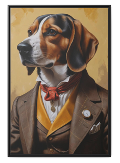 Framed Pet Canvas Multi-Color