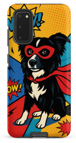 Comic Book Hero Pet – Custom Samsung Phone Case
