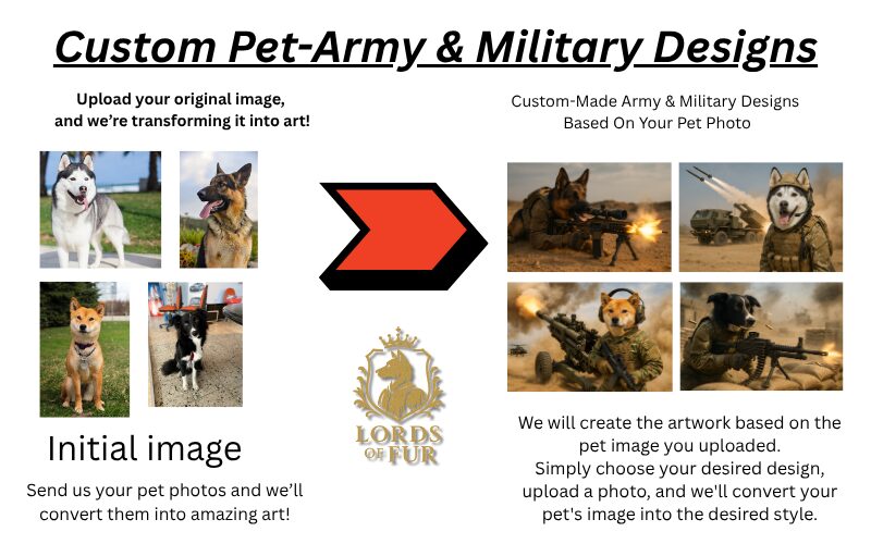 How We Make The Custom Pet-Army & Military Designs