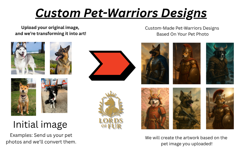 How We Make The Custom Pet-Warriors Designs