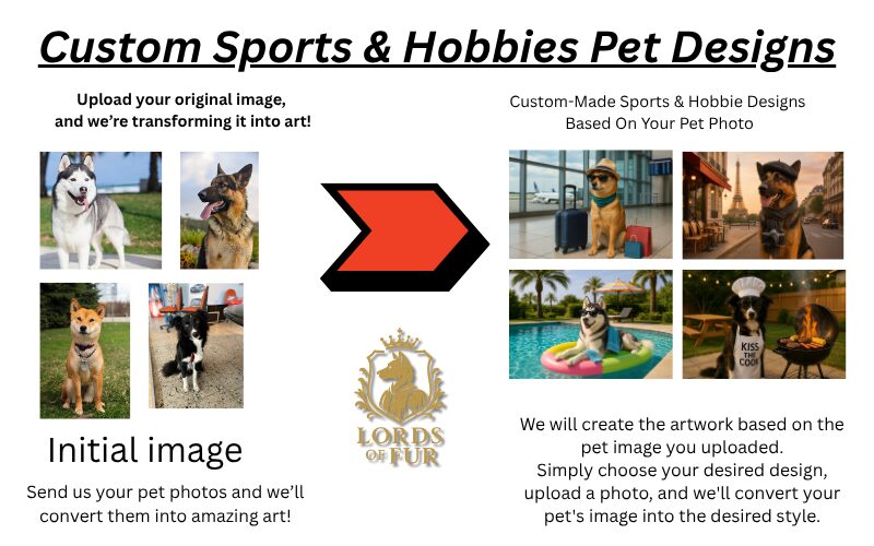 How We Make The Custom Sports & Hobbies Pet Designs