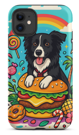 Custom “Pet in Food Land” iPhone Case – Upload Your Pet’s Photo