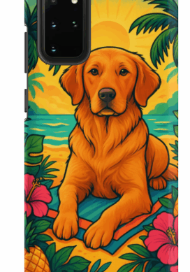 Tropical Vibes Custom Pet Samsung Phone Case