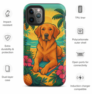Tropical Vibes iPhone Case