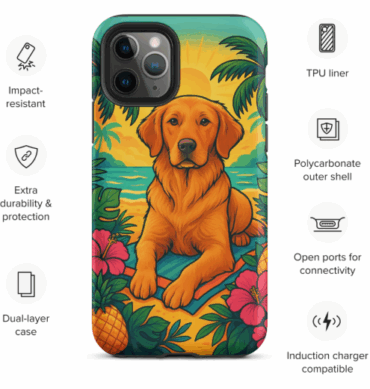 Tropical Vibes iPhone Case