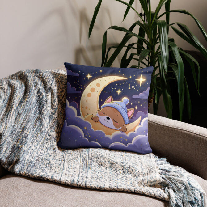 Dreamy Drifter Custom Pet Pillow – Celestial Style - Image 2