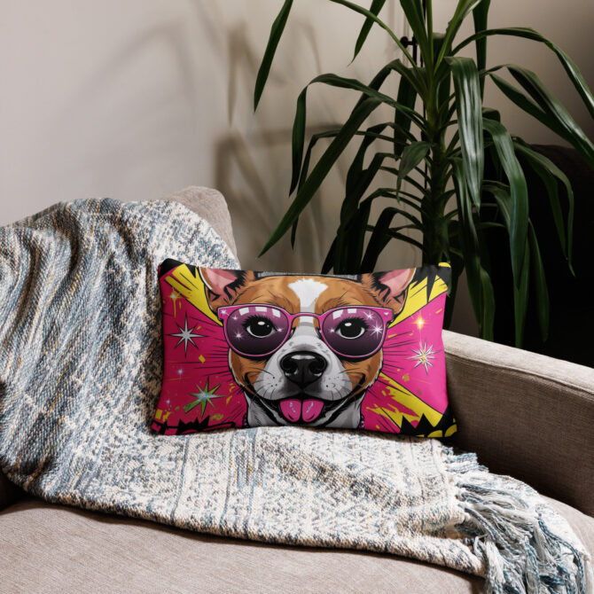 Custom Comic Pet Pillow – “Hot Mess Express” Design - Image 4
