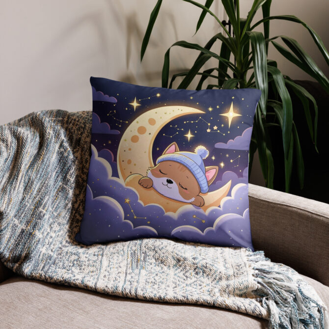 Dreamy Drifter Custom Pet Pillow – Celestial Style