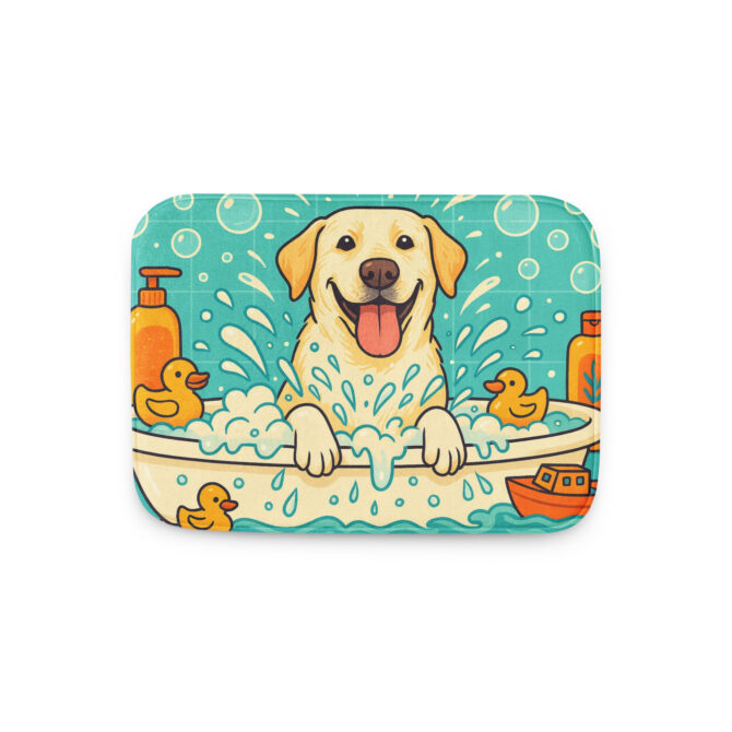 Splish Splash Pawty – Custom Pet Bath Mat - Image 2