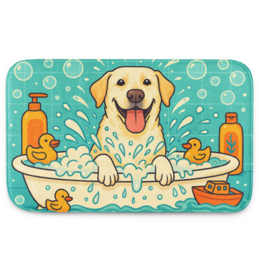 Splish Splash Pawty – Custom Pet Bath Mat