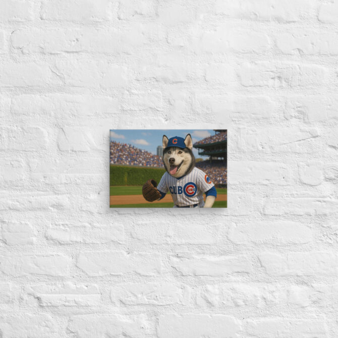 Chicago Cubs Pet Portrait – Wrigley Field Canvas Art - Image 6
