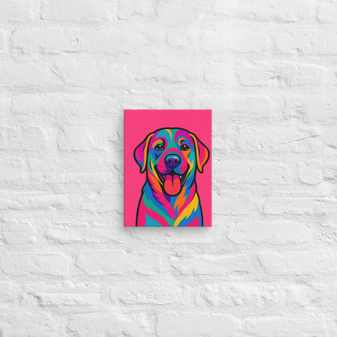 Psychedelic Pet Pop Art Canvas – Custom Pet Portrait - Image 5