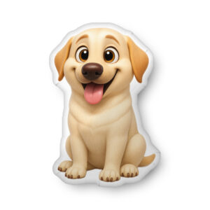 Pixar-Inspired Custom Shaped Pet Pillow – Cartoon Style