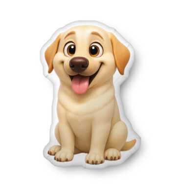 Pixar-Inspired Custom Shaped Pet Pillow – Cartoon Style