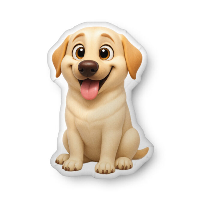 Pixar-Inspired Custom Shaped Pet Pillow – Cartoon Style
