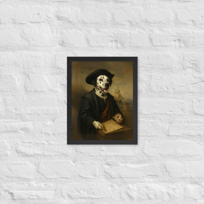 Custom Pet Portrait – Christopher Columbus Poster Art - Image 2