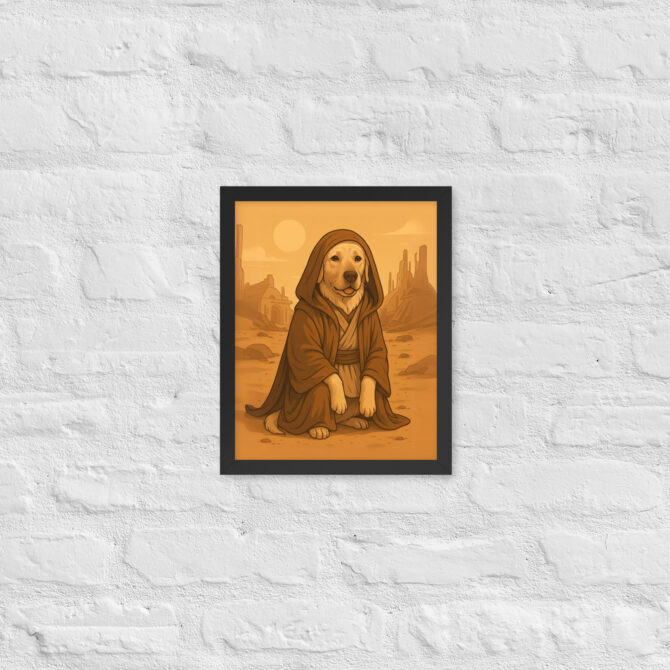 Mystic Star Monk Pet Portrait – Inspired by Star Wars Legends - Image 2
