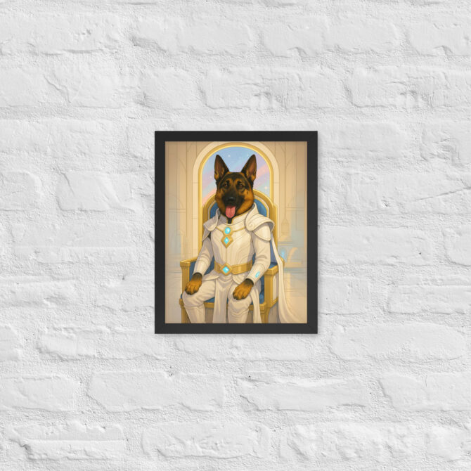Galactic Princess Warrior – Custom Pet Poster (Star-Inspired) - Image 2