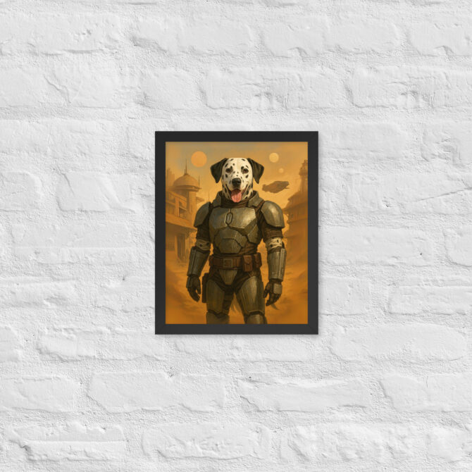 Laser Bounty Hunter – Custom Pet Portrait (Star Wars-Inspired) - Image 2