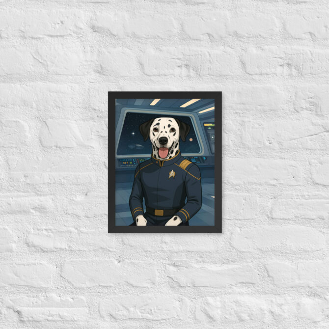 Spacefleet Captain Custom Pet Portrait – Inspired by Star Trek - Image 2