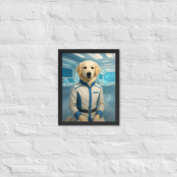 Galactic Science Officer Pet Portrait – Star Trek Inspired - Image 2