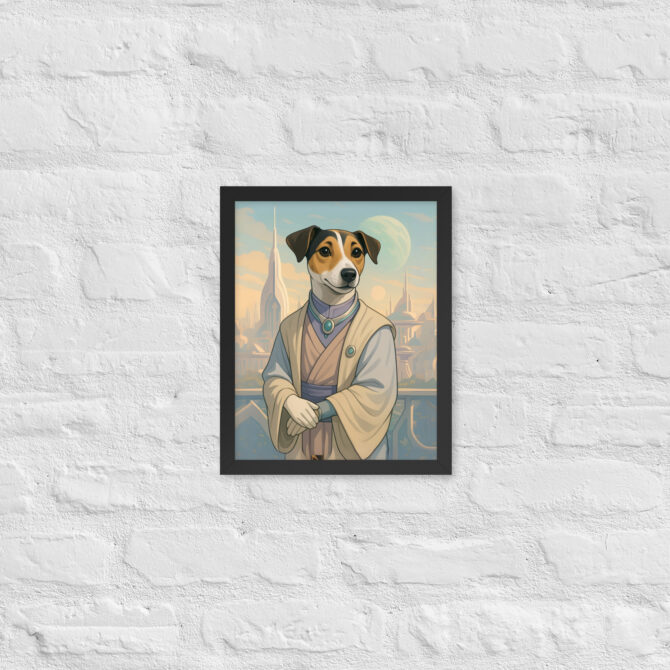 Alien Diplomat Pet Portrait – Inspired by Star Trek (Framed Poster) - Image 2