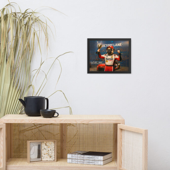 Custom NASCAR Victory Lane Pet Portrait Poster – Richard Childress Racing - Image 2