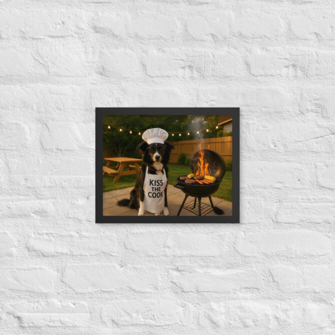 Custom Pet BBQ Poster – Backyard Grillmaster Style - Image 2
