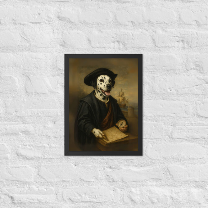 Custom Pet Portrait – Christopher Columbus Poster Art - Image 3