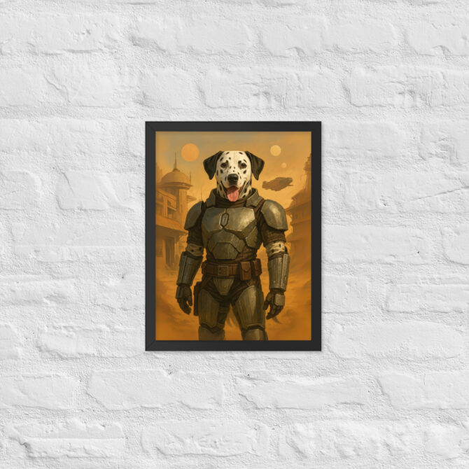 Laser Bounty Hunter – Custom Pet Portrait (Star Wars-Inspired) - Image 3