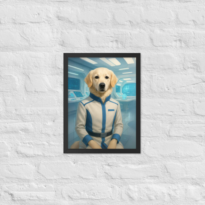 Galactic Science Officer Pet Portrait – Star Trek Inspired - Image 3