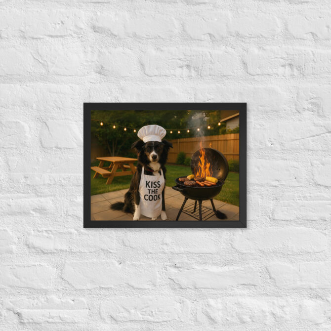 Custom Pet BBQ Poster – Backyard Grillmaster Style - Image 3