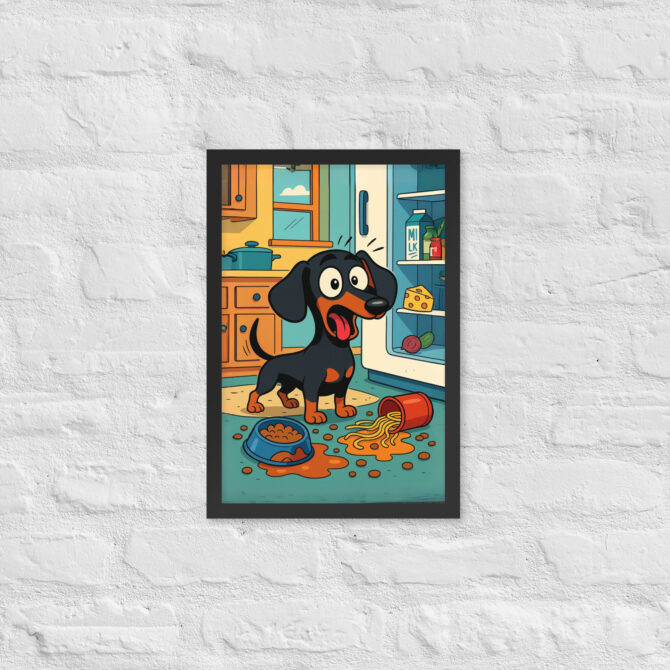 Cartoon Kitchen Chaos – Custom Pet Poster in Comic Style - Image 3