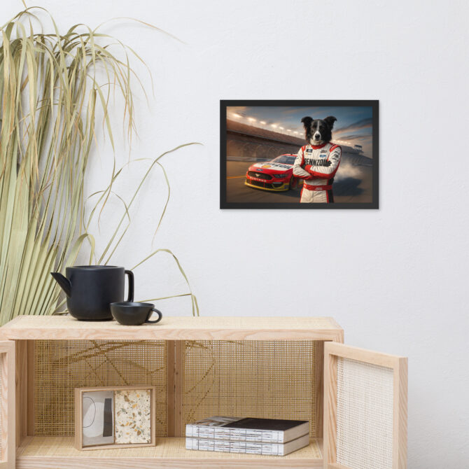 Custom NASCAR Pet Portrait – Team Penske Mustang Poster - Image 3