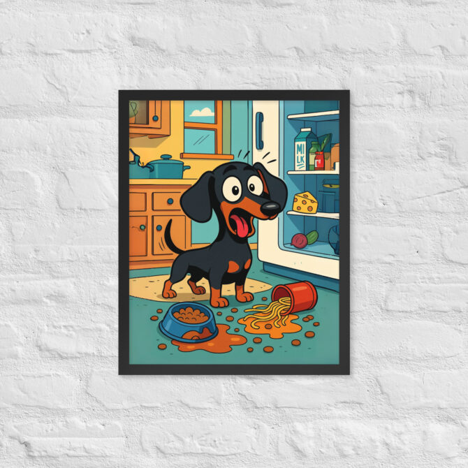 Cartoon Kitchen Chaos – Custom Pet Poster in Comic Style - Image 4