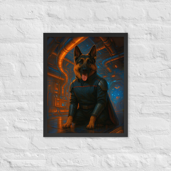 Custom Pet Portrait – “Engineering Officer” (Star Trek Style) - Image 4