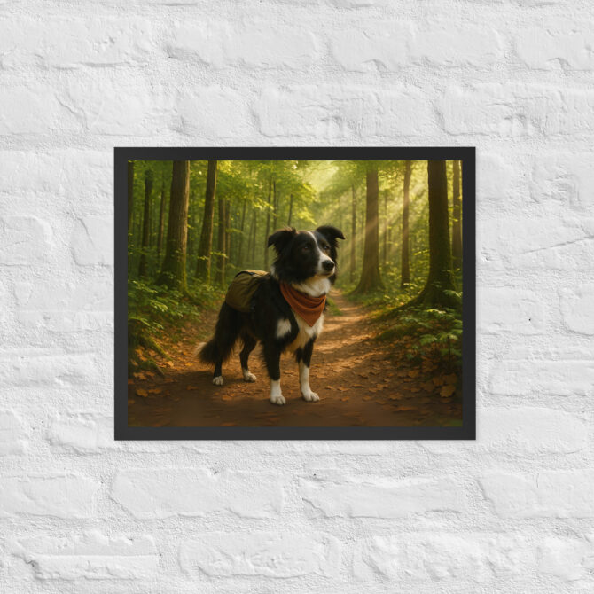 Custom Pet Hiking Poster – Forest Trail Adventure - Image 4