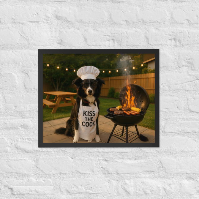 Custom Pet BBQ Poster – Backyard Grillmaster Style - Image 4