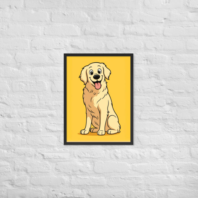 Cartoon Family Portrait – Classic Saturday Morning Style (Framed Poster) - Image 5