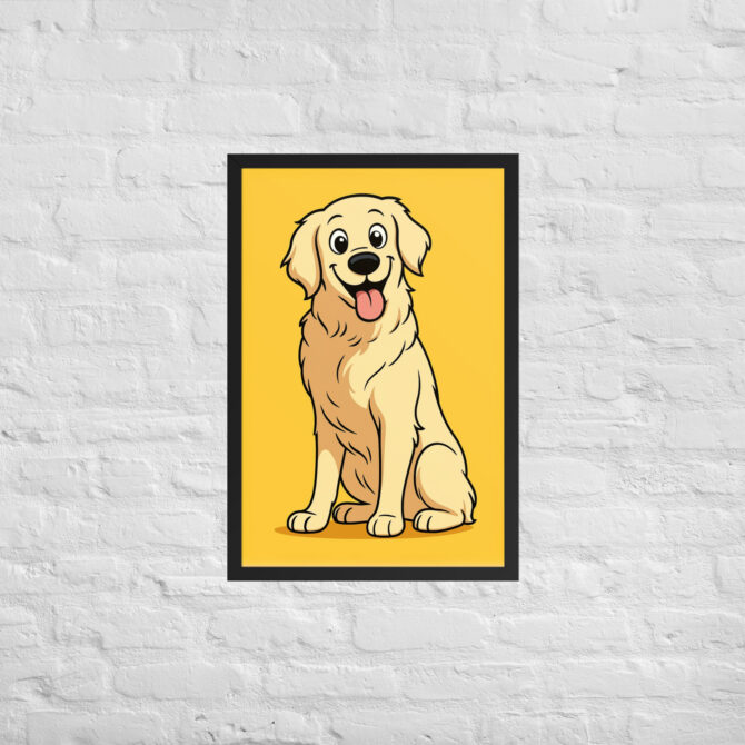 Cartoon Family Portrait – Classic Saturday Morning Style (Framed Poster) - Image 6