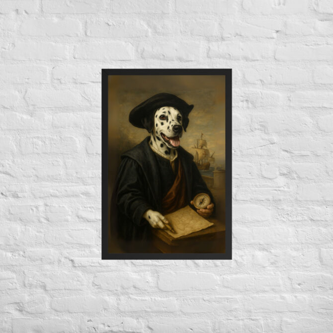 Custom Pet Portrait – Christopher Columbus Poster Art - Image 5